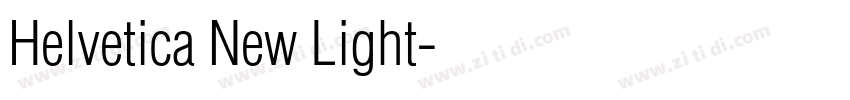 Helvetica New Light字体转换 Helvetica New Light字体转换